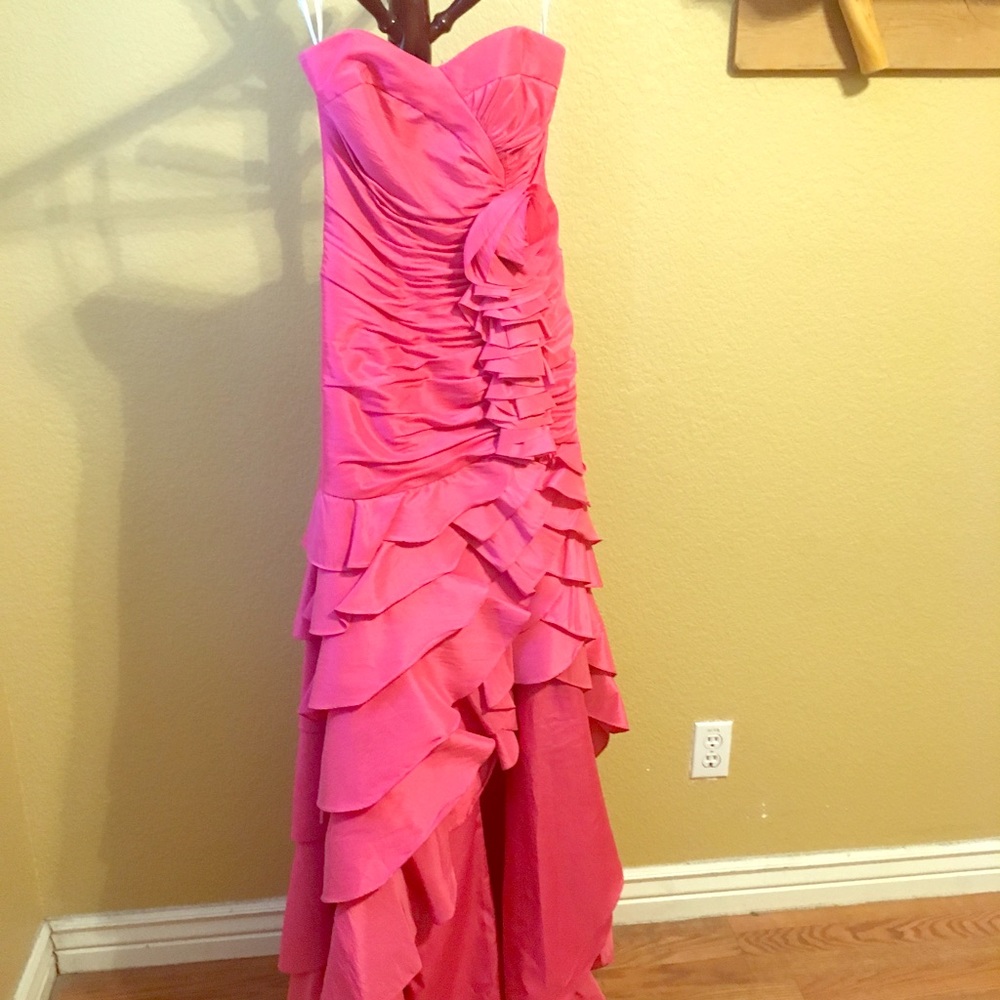David's Bridal prom dress. High low skirt.